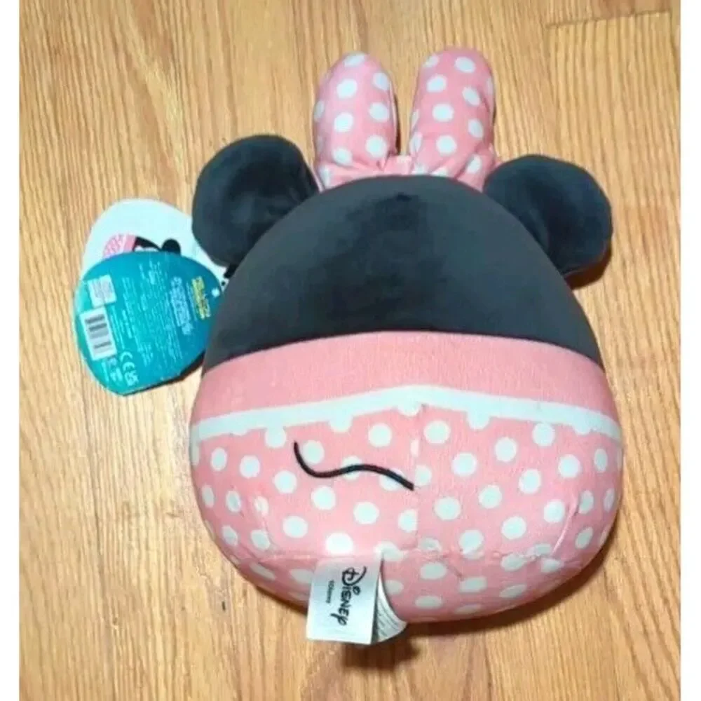 Squishmallows Original Disney 8" Minnie Mouse Plush Pink Polka‎ Dot Bow Soft - Picture 3 of 3